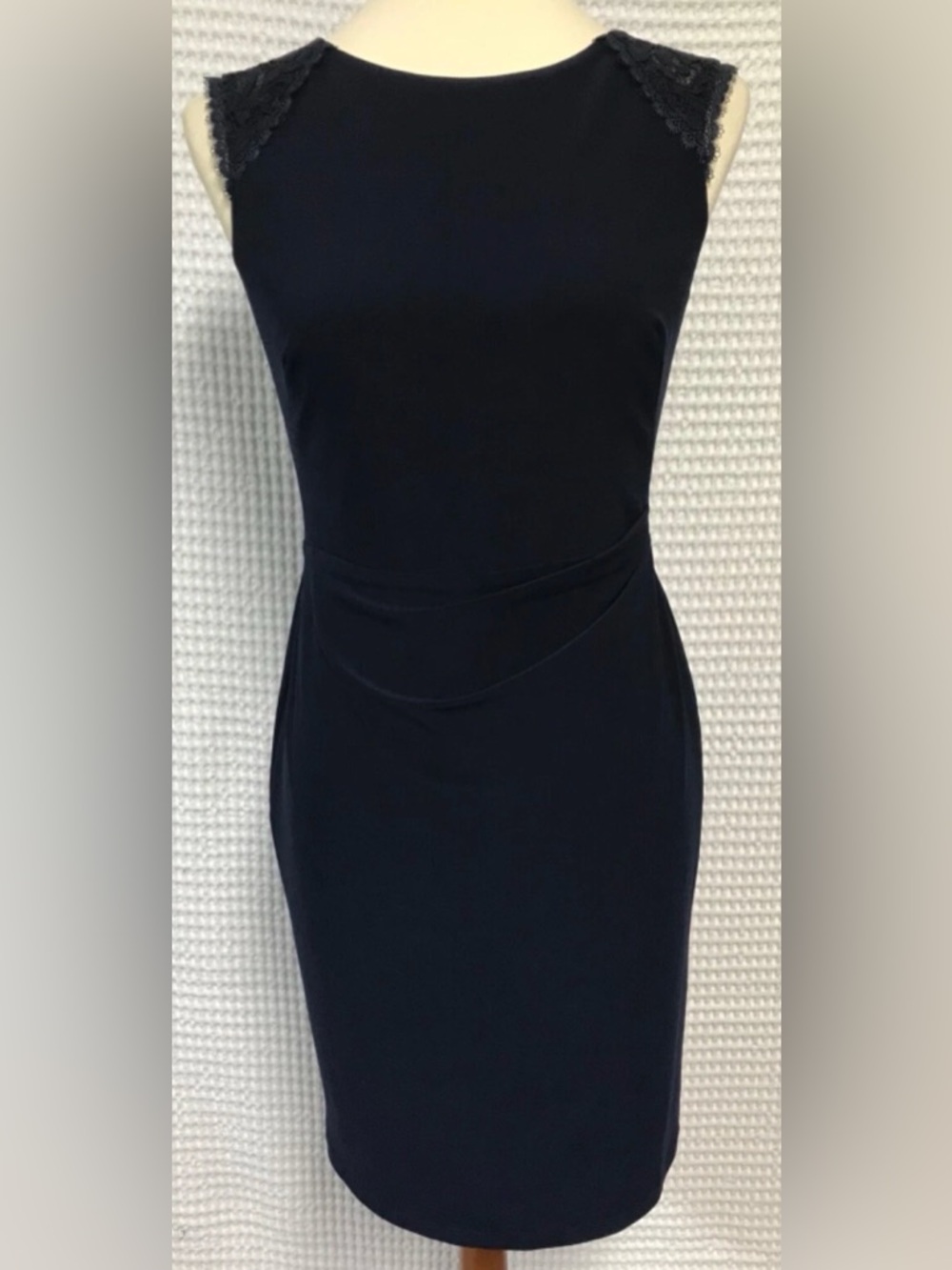 Ralph Lauren Navy Midi Sheath Dress